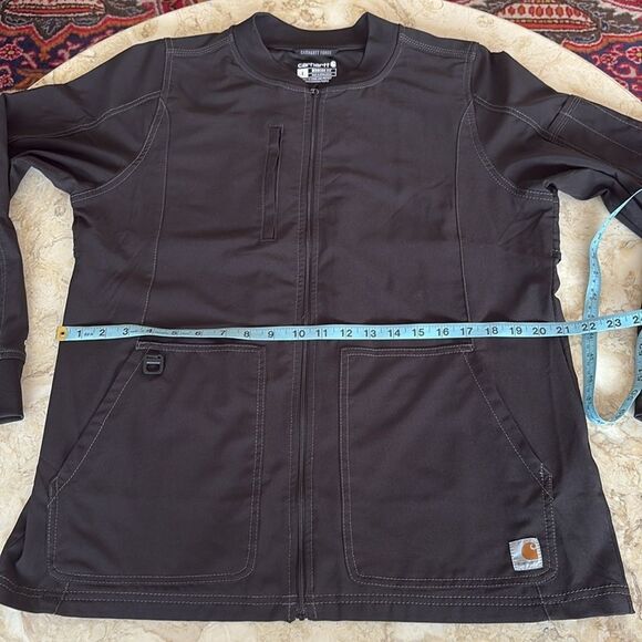 Carhartt Force Women's Front Zip Utility Jacket Medical Scrubs - Picture 14 of 16
